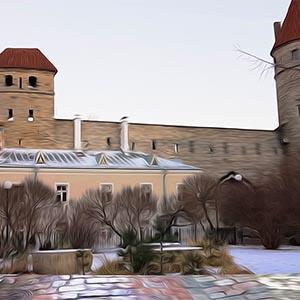 Банная башня (прямоугольной формы) при монастыре Святого Михаила